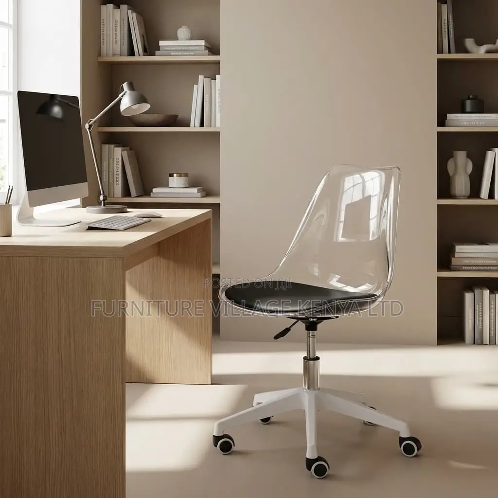 Office Chair; Swivel Padded Eames Home/Office Chair