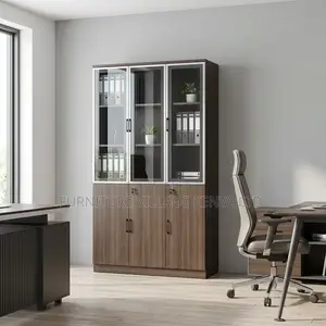 Office Cabinet; Modern 3-door Wooden File Cabinet