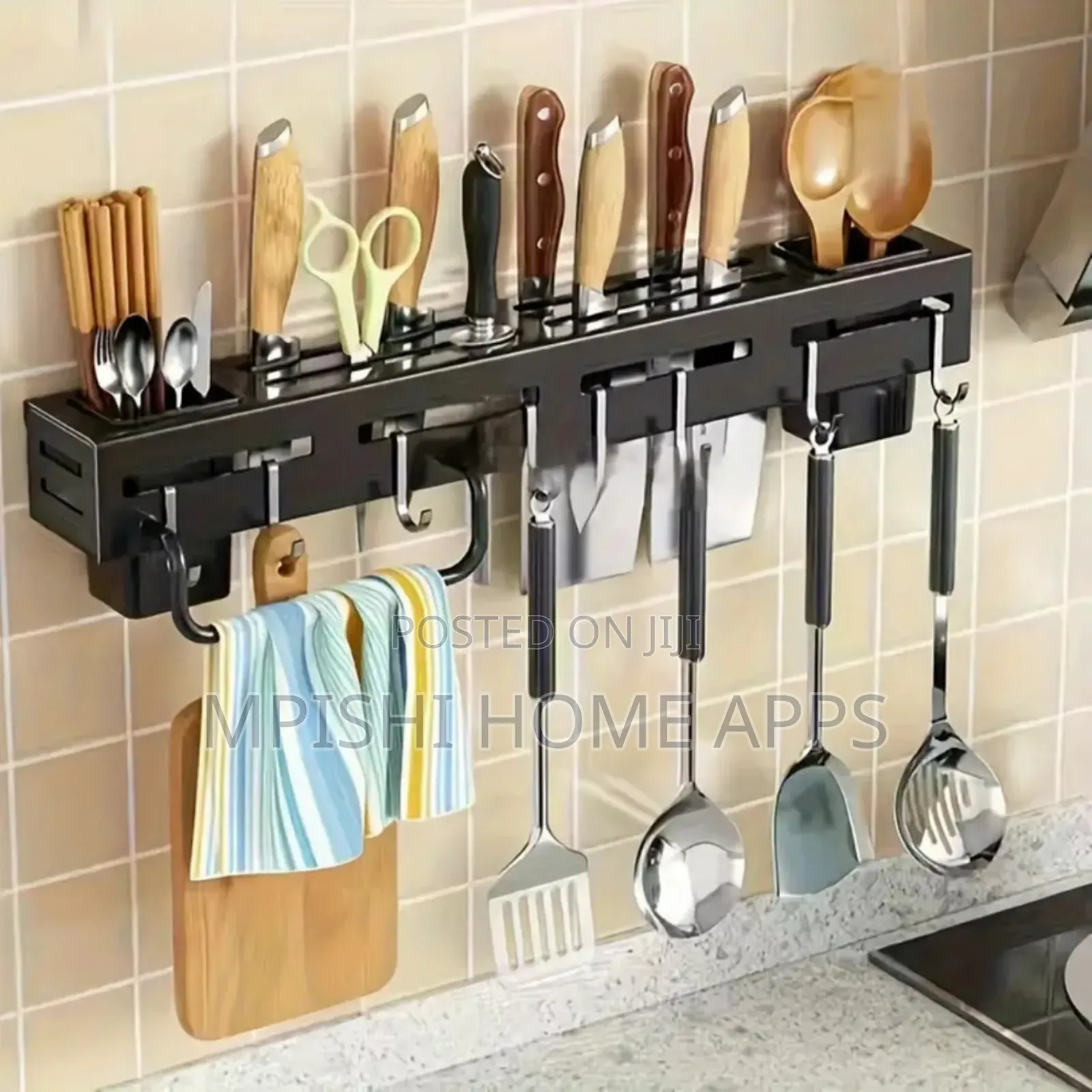 Kitchen Knife Holder 60cm Wall-Mounted