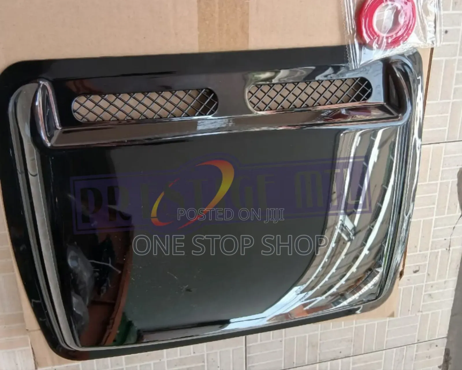 Brand New Universal Car Bonnet Decoration Air Black Scoop