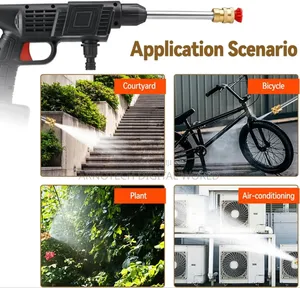 Cordless Mini Pressure Washing Gun Easy Water Wash