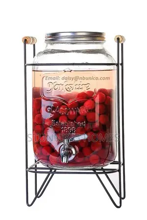 5l Juice Dispenser With a Stand