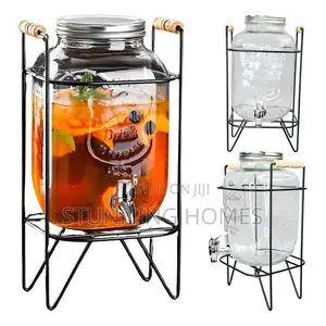 5l Juice Dispenser With a Stand
