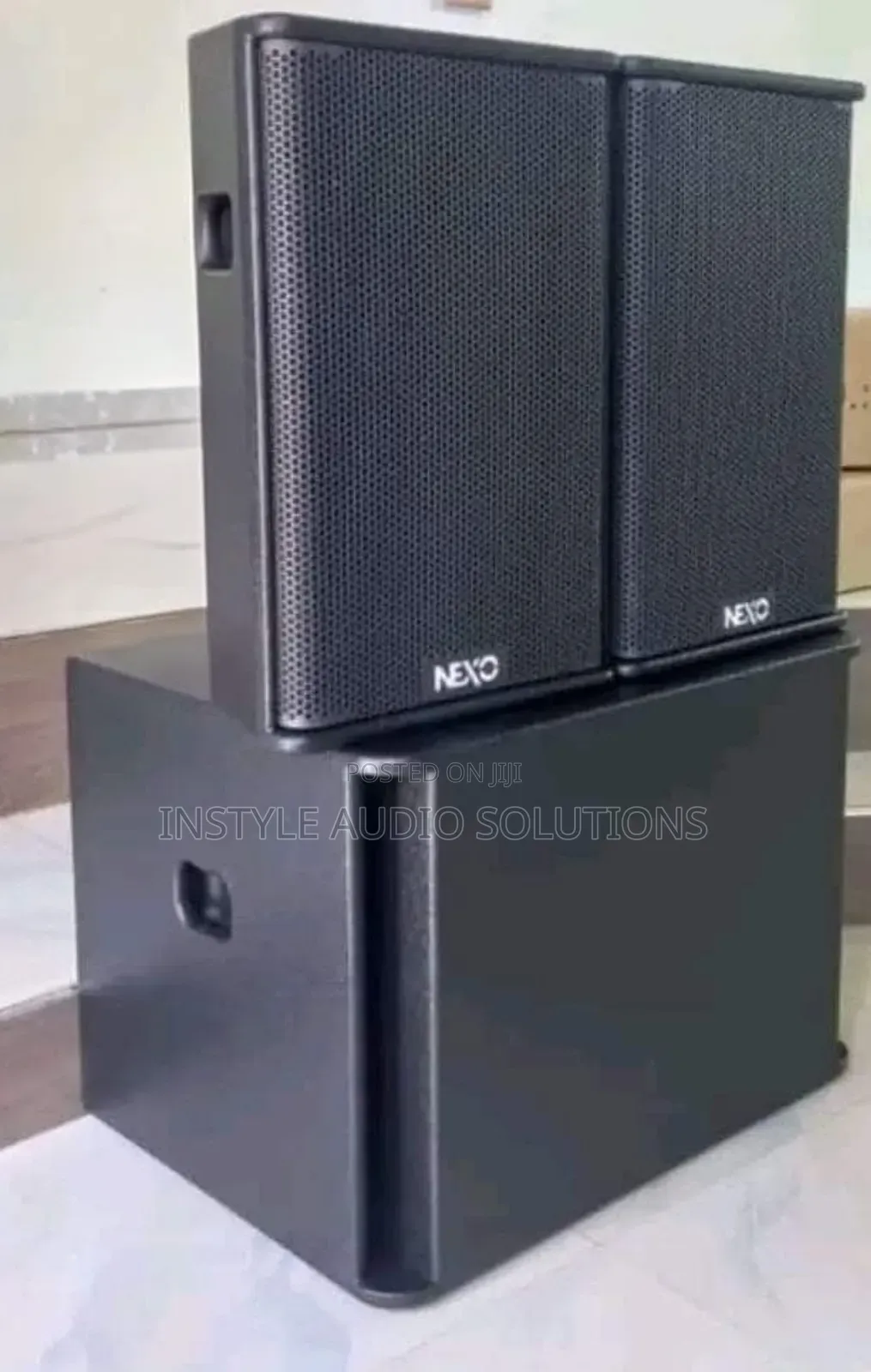 (2)15" Nexo Mid Range Speaker -18" Single Bass Speaker Pay on Delivery
