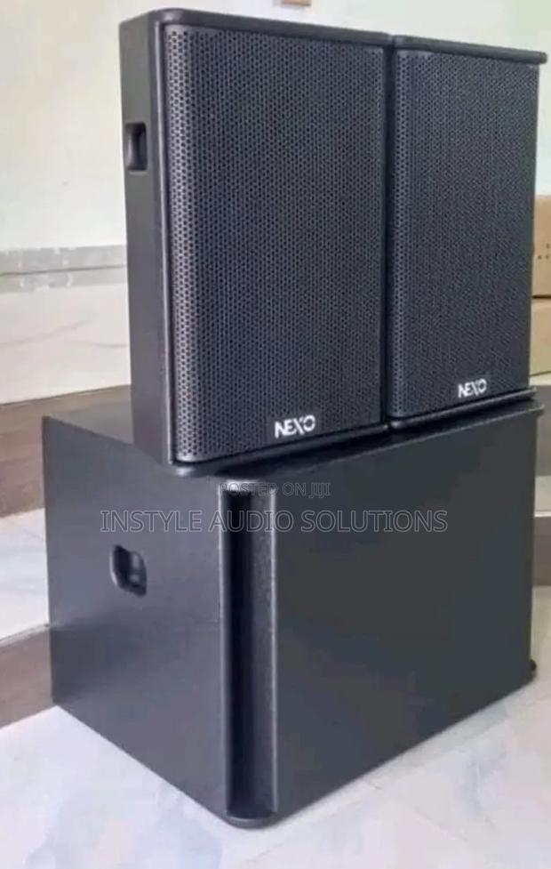 (2)15" Nexo Mid Range Speaker -18" Single Bass Speaker Pay on Delivery