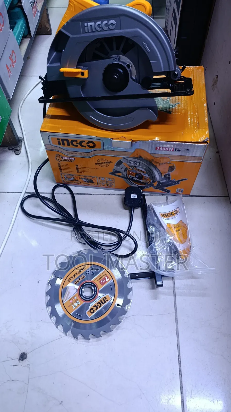 7" Electric Ingco Circular Saw /1400watts Incco Circular Saw