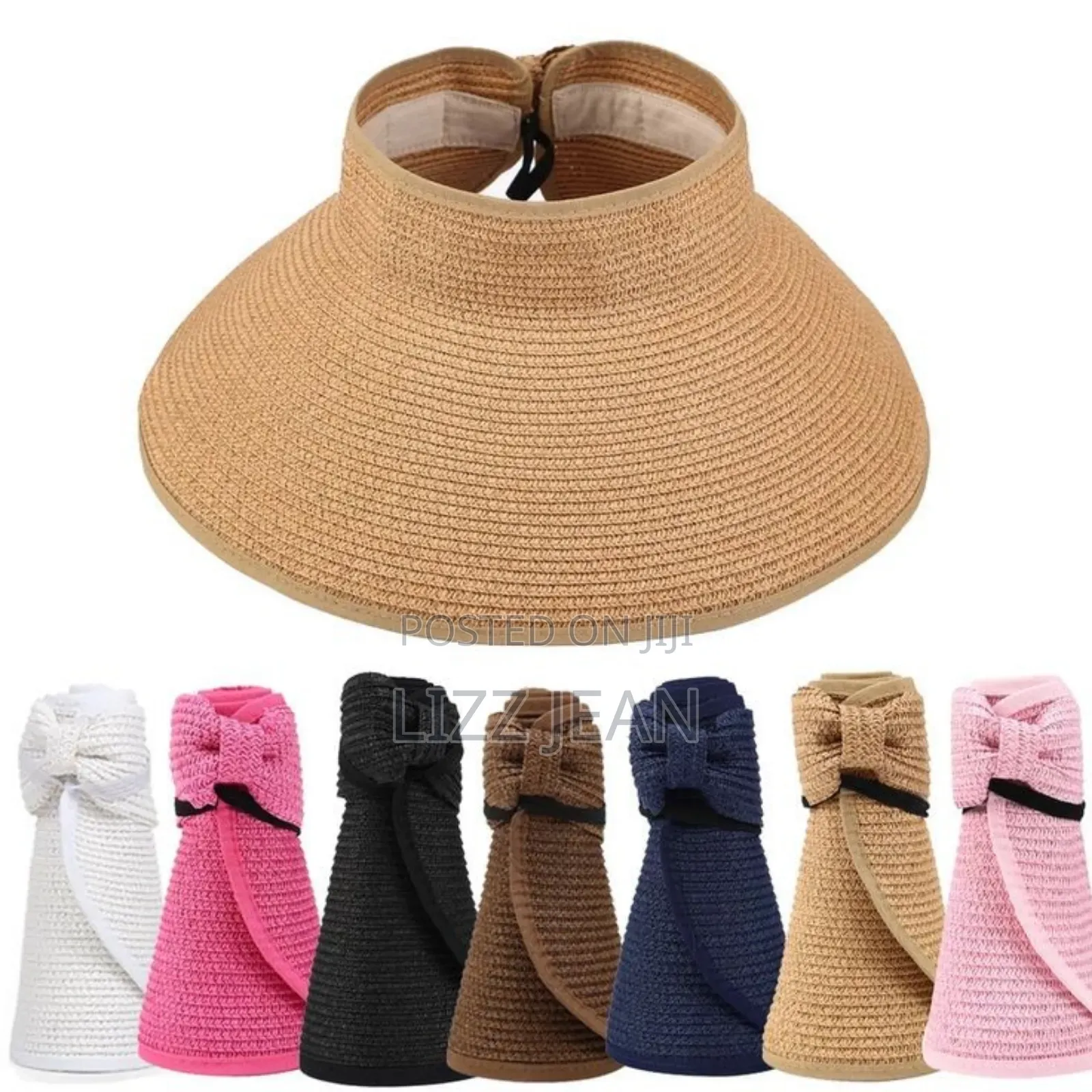 Elegant Wide Brim Beach Hat – Uv Protection Summer Sun Hat for Women