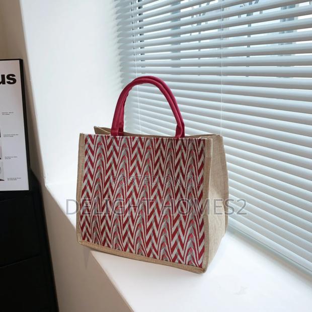 Geometric Print Pattern Tote Bag_re - thumbnail 3
