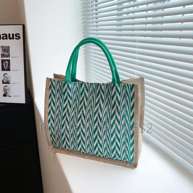 Geometric Print Pattern Tote Bag_re - thumbnail 4