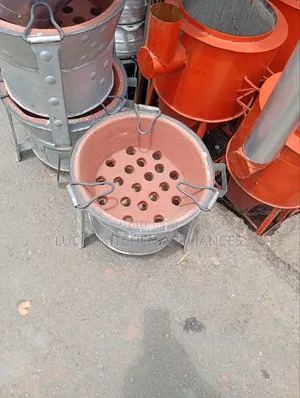 Galvanised Charcoal Jiko.