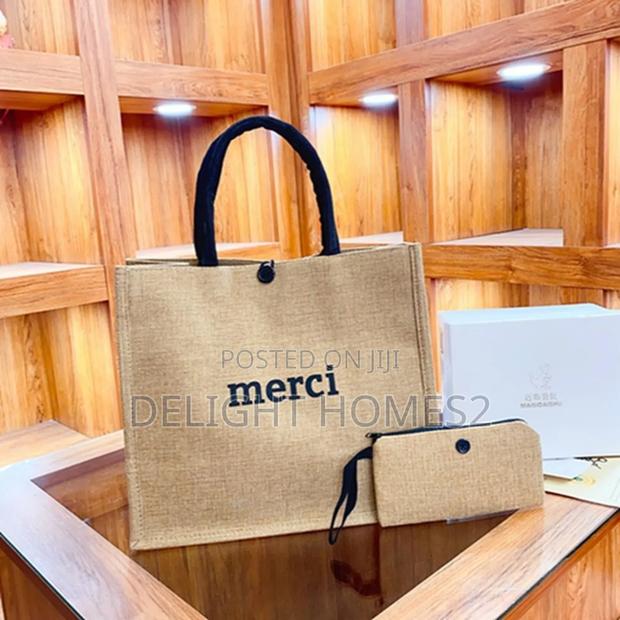 Merci Tote Bag With Coin Purse_re