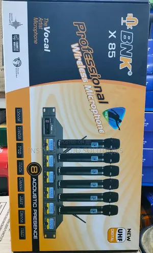 BNK X85 Dynamic 6 Wireless Microphones Powerful Digital Microphone