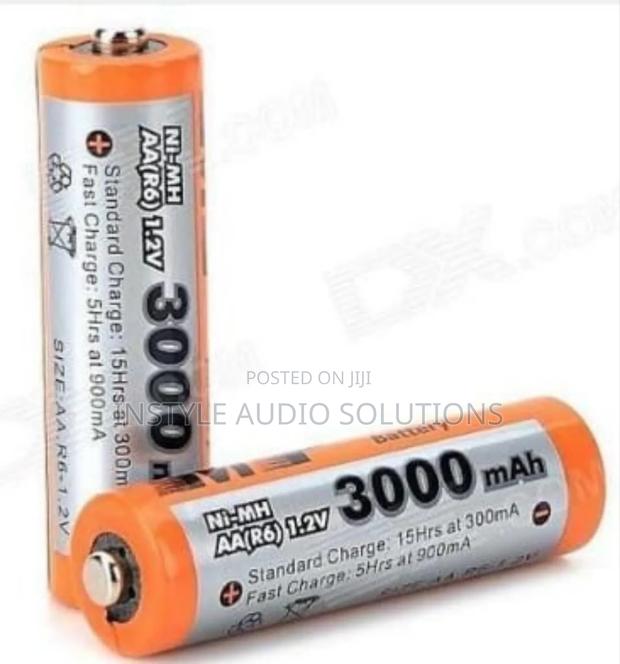 Microphone Mp 3000mah Rechargeable Batteries Set of Two - thumbnail 2