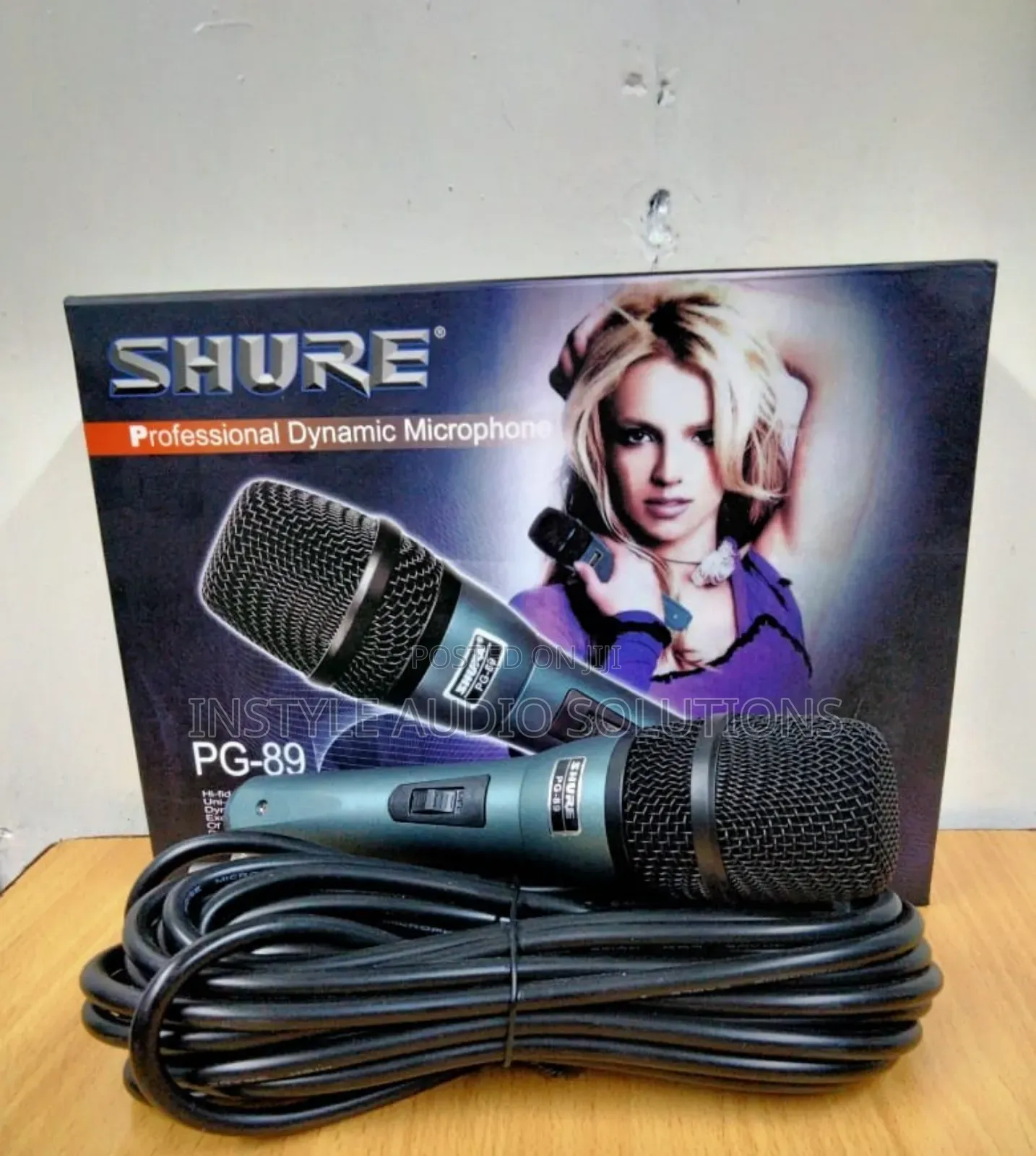 Shure Pg 89 Wired Microphone - 10 Meters Quality Cable Pay on Delivery
