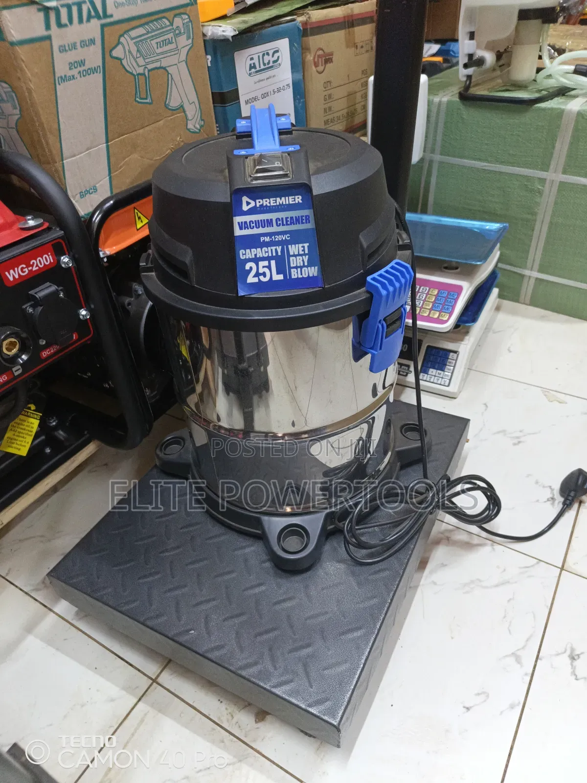25l Wet and Dry Vacuum Cleaner