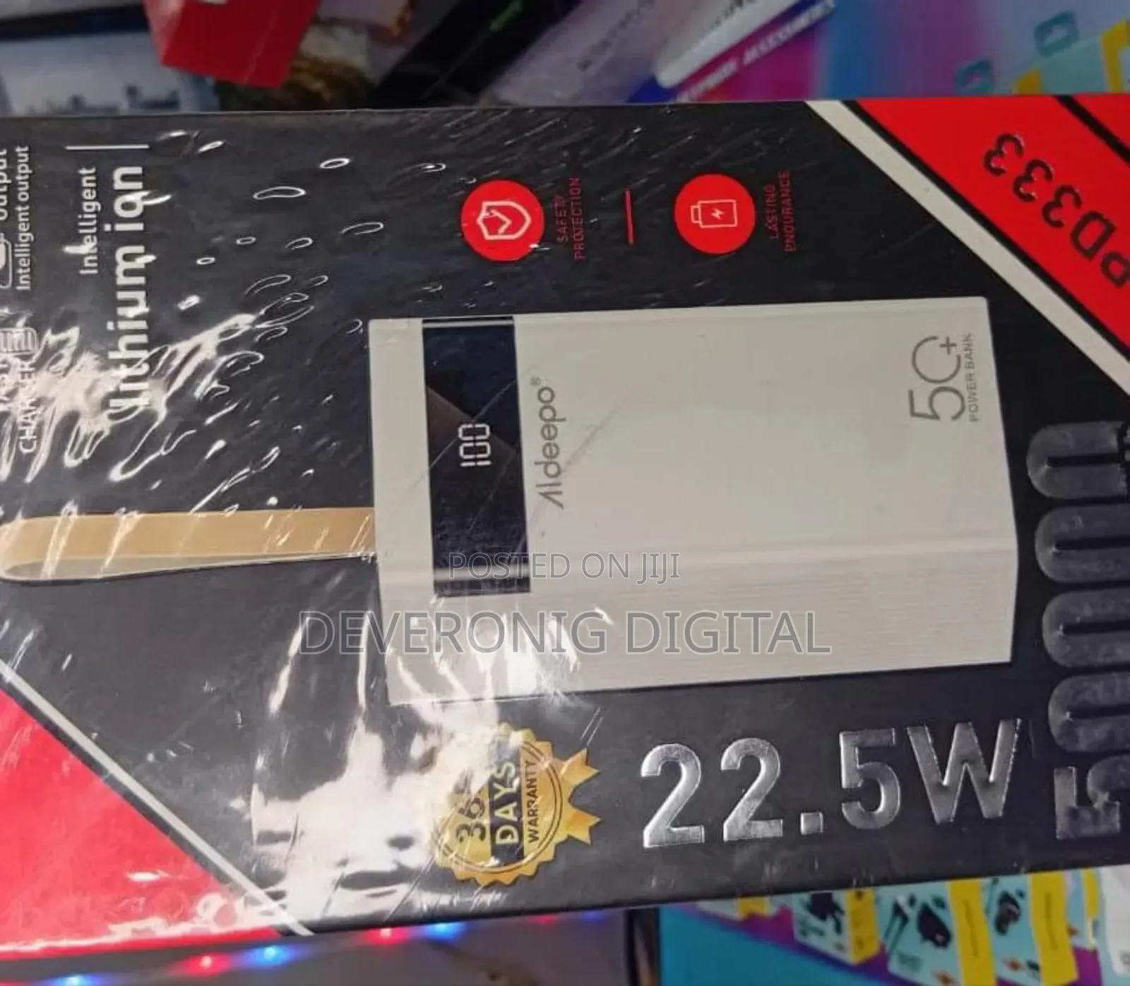 *Aldeepo Power Bank 22.5w* *Ad-Pd333 50000mah* Capacity 50000mah