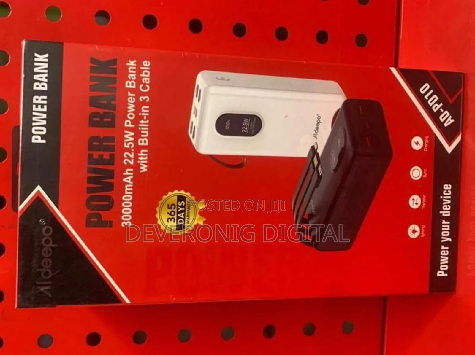 *Aldeepo Power Bank 22.5w* *Ad-Pd10 30000mah* *