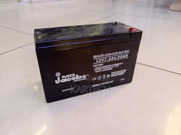Mg Jacobs 12v 7.2ah Sealed Lead Acid Rechargeable Battery
