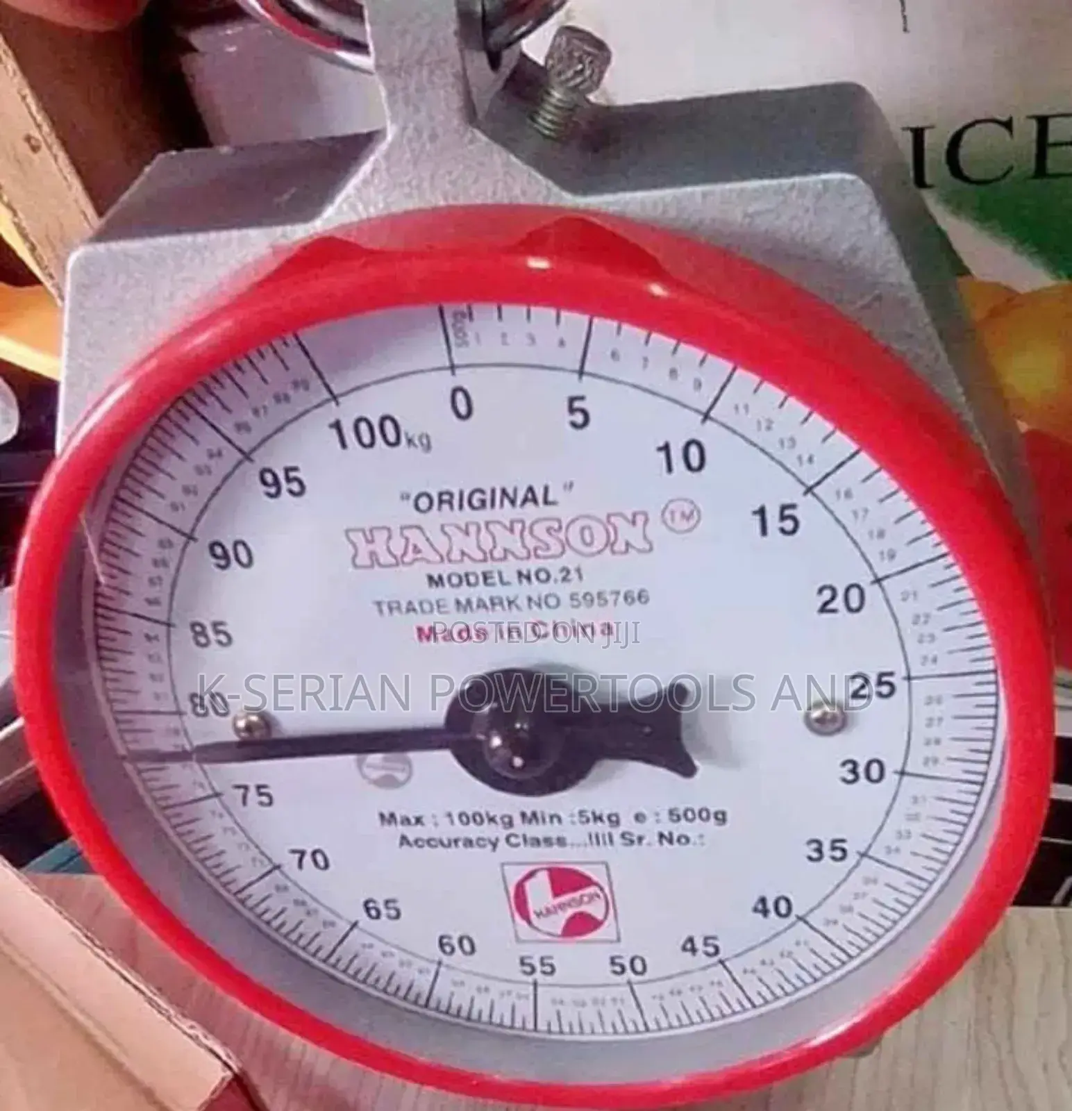 Original Hannson Weighing Scale 100kg/Hannson 100kg Weighing Scale