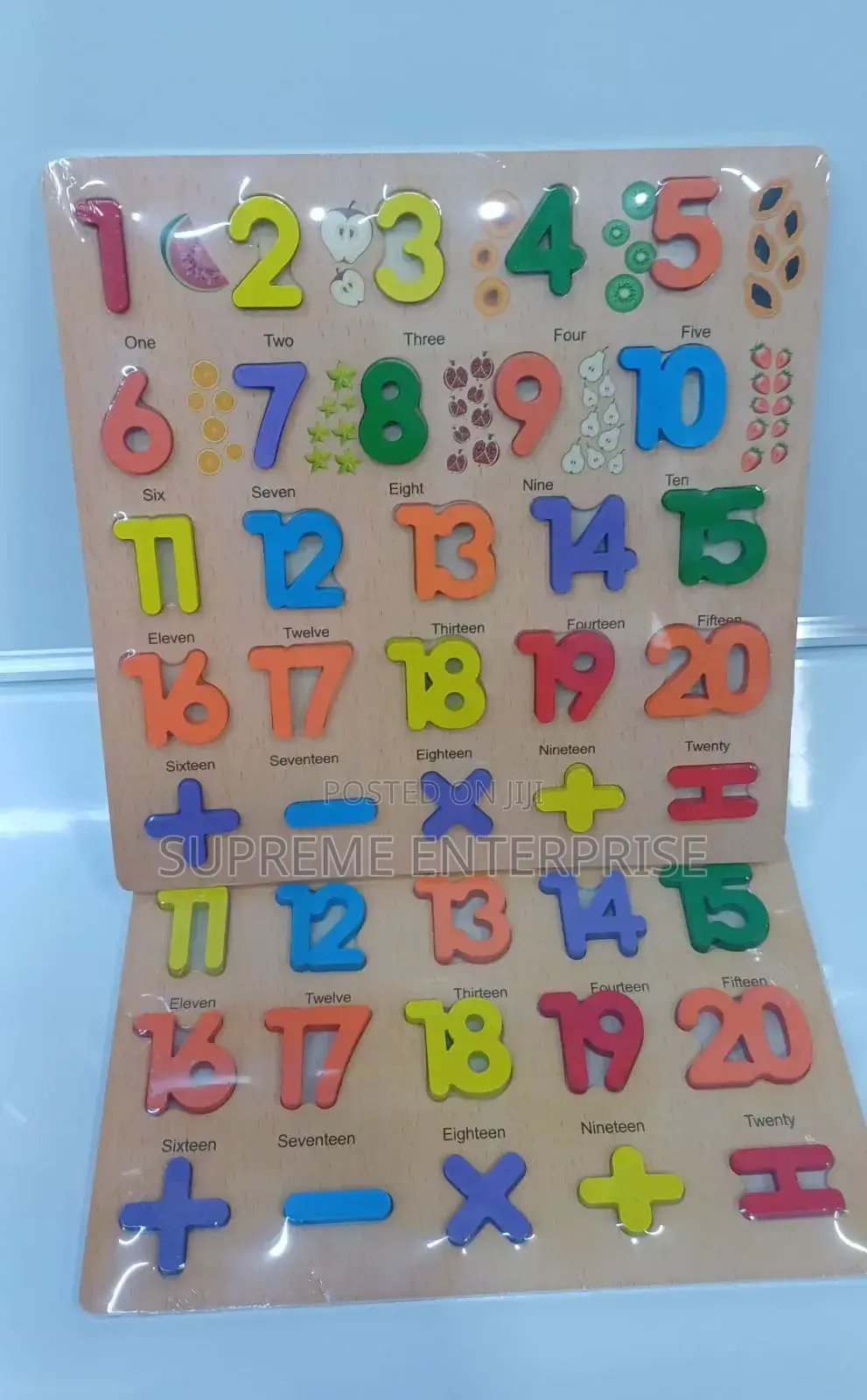 Wooden Number