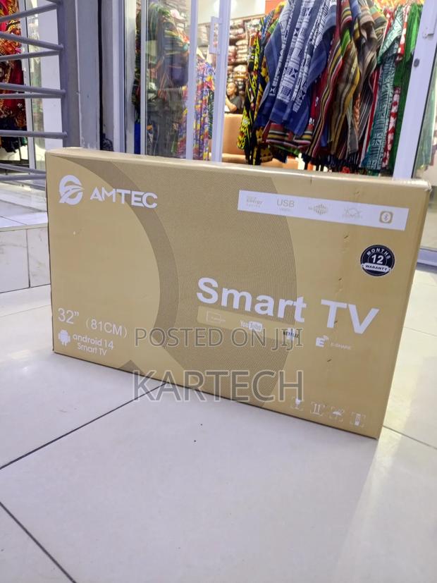 Amtec 32 Inch Frameless Android Smart Tv , Bluetooth - thumbnail 2