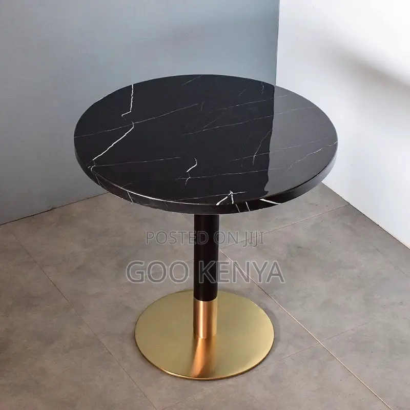 Home Table; Round Metal Frame Coffee Table For Home