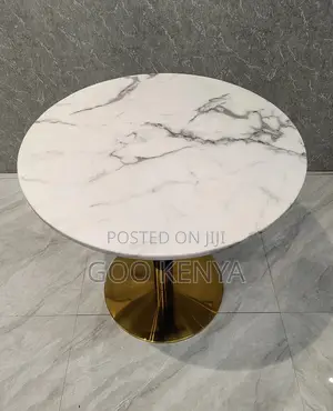 Home Table; Round Metal Frame Coffee Table For Home