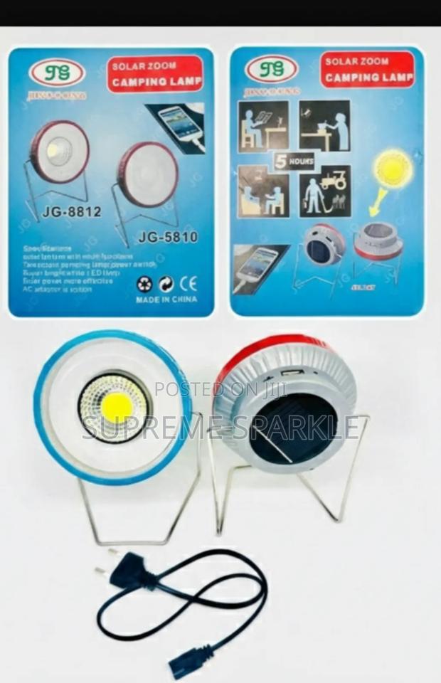 Solar Zoom Camping Lamp, Jg-8812.