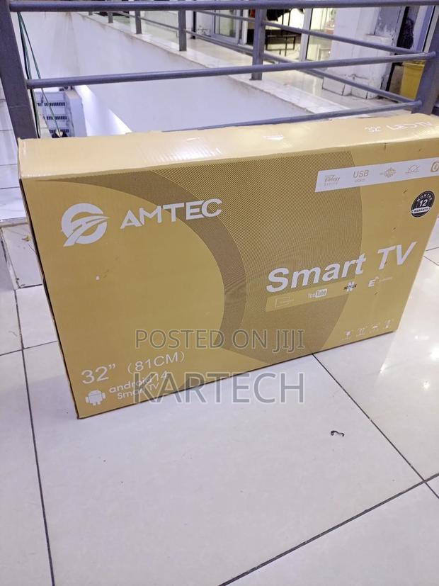 Amtec 32" Full Hd Led Frameless Android Smart Tv Bluetooth, Youtube - thumbnail 3