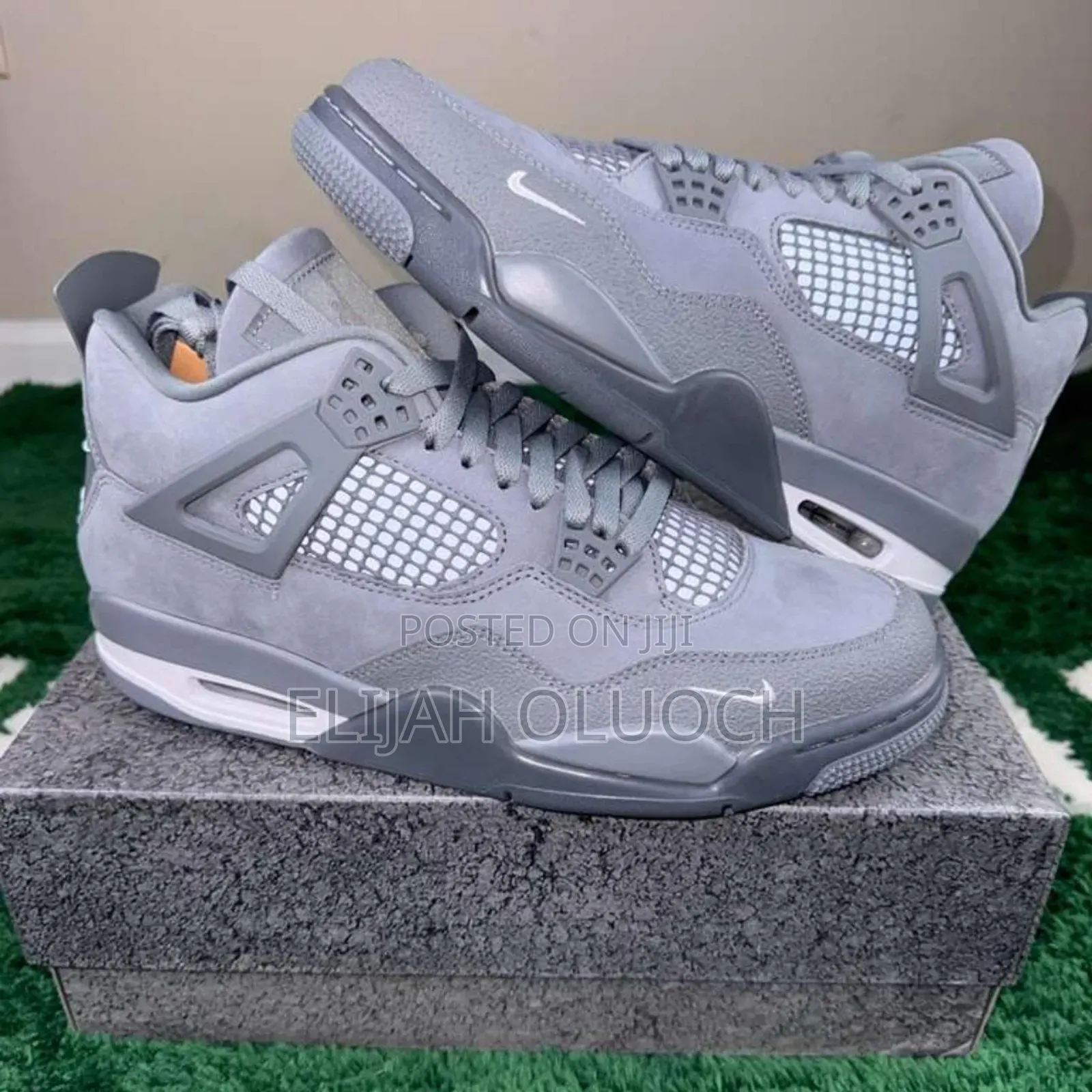 Jordan 4 Bike Grey
