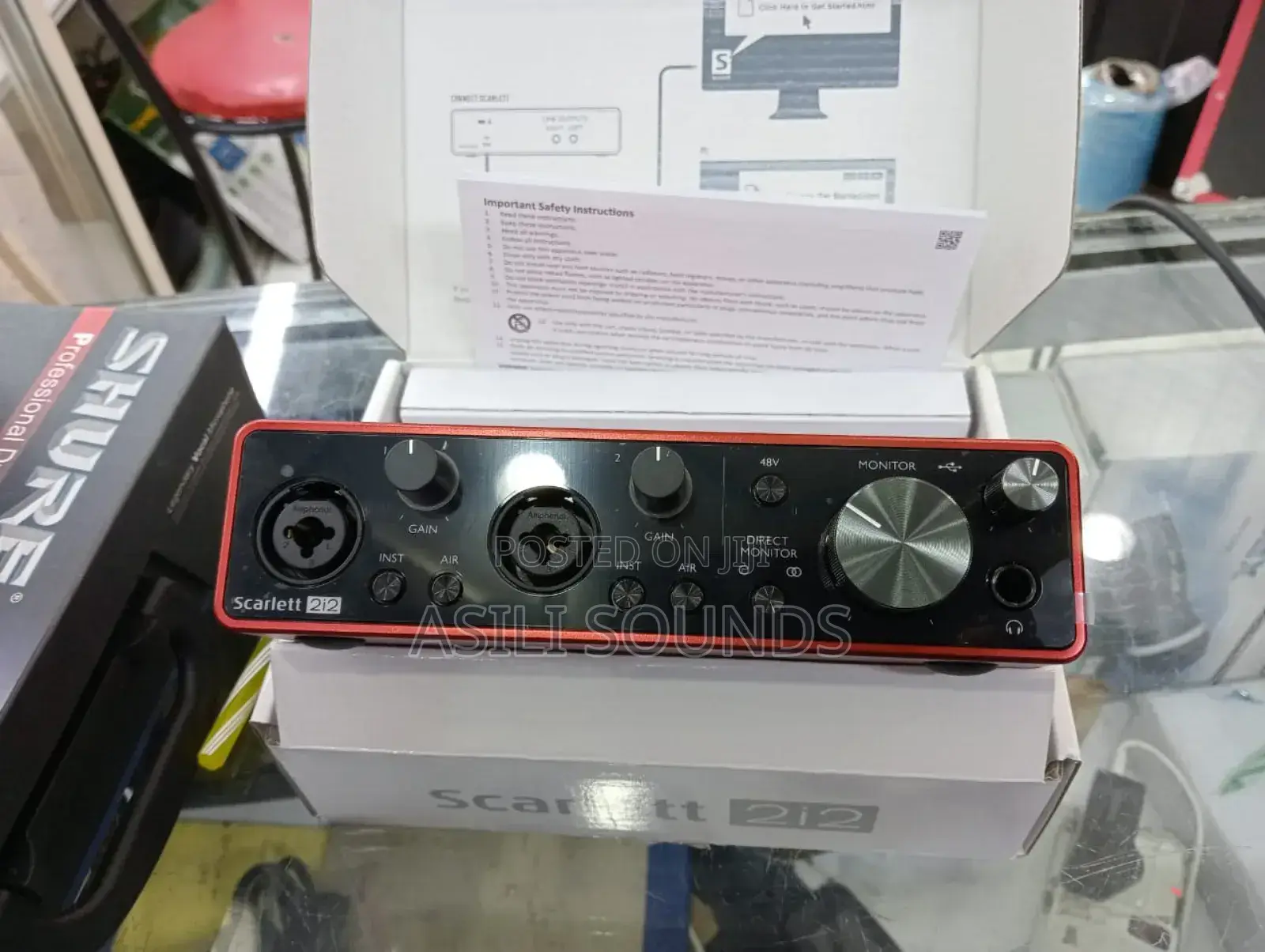 Focusrite Scarlett 2i2 3rd Gen Usb Audio Interface