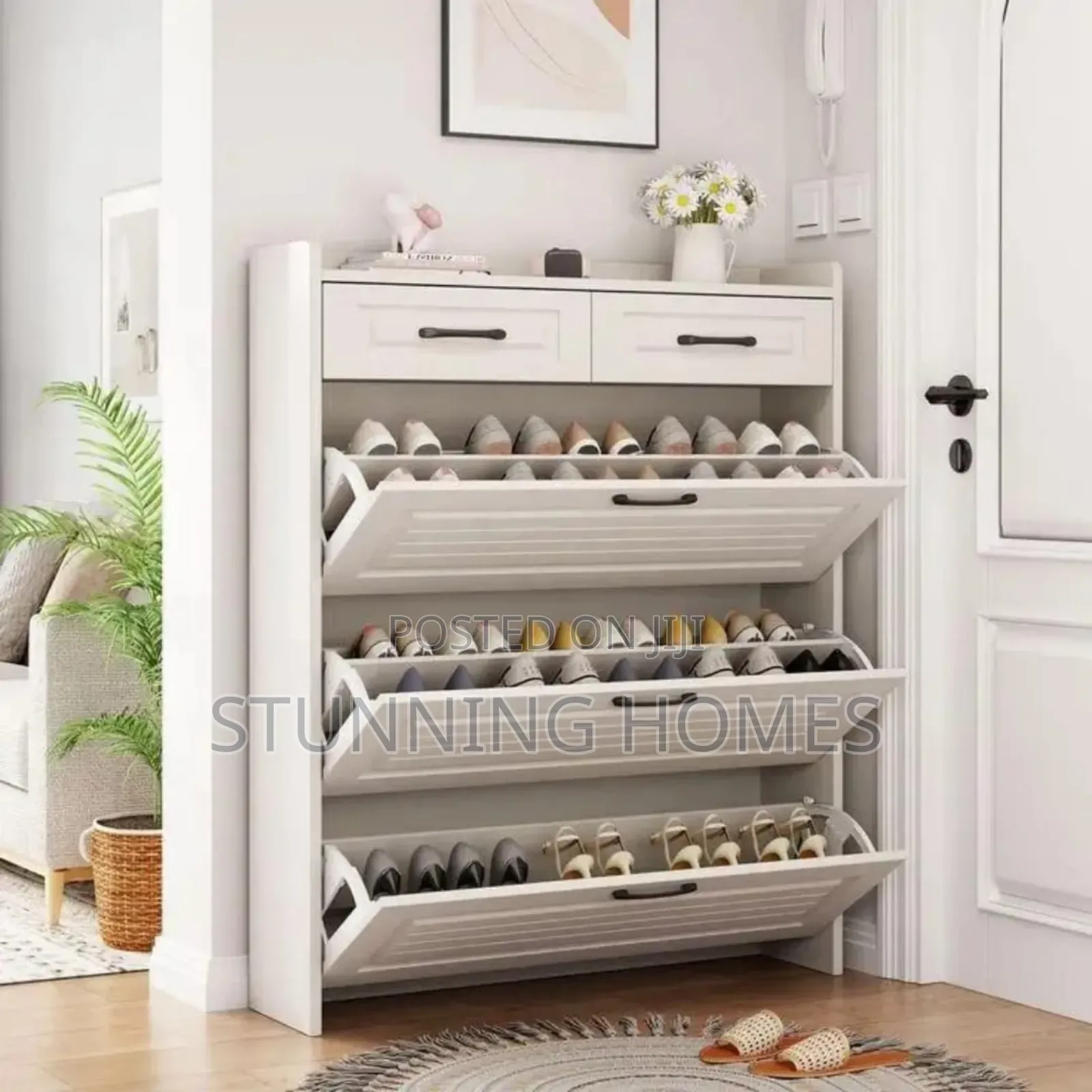 Bucket Flip Shoe Rack