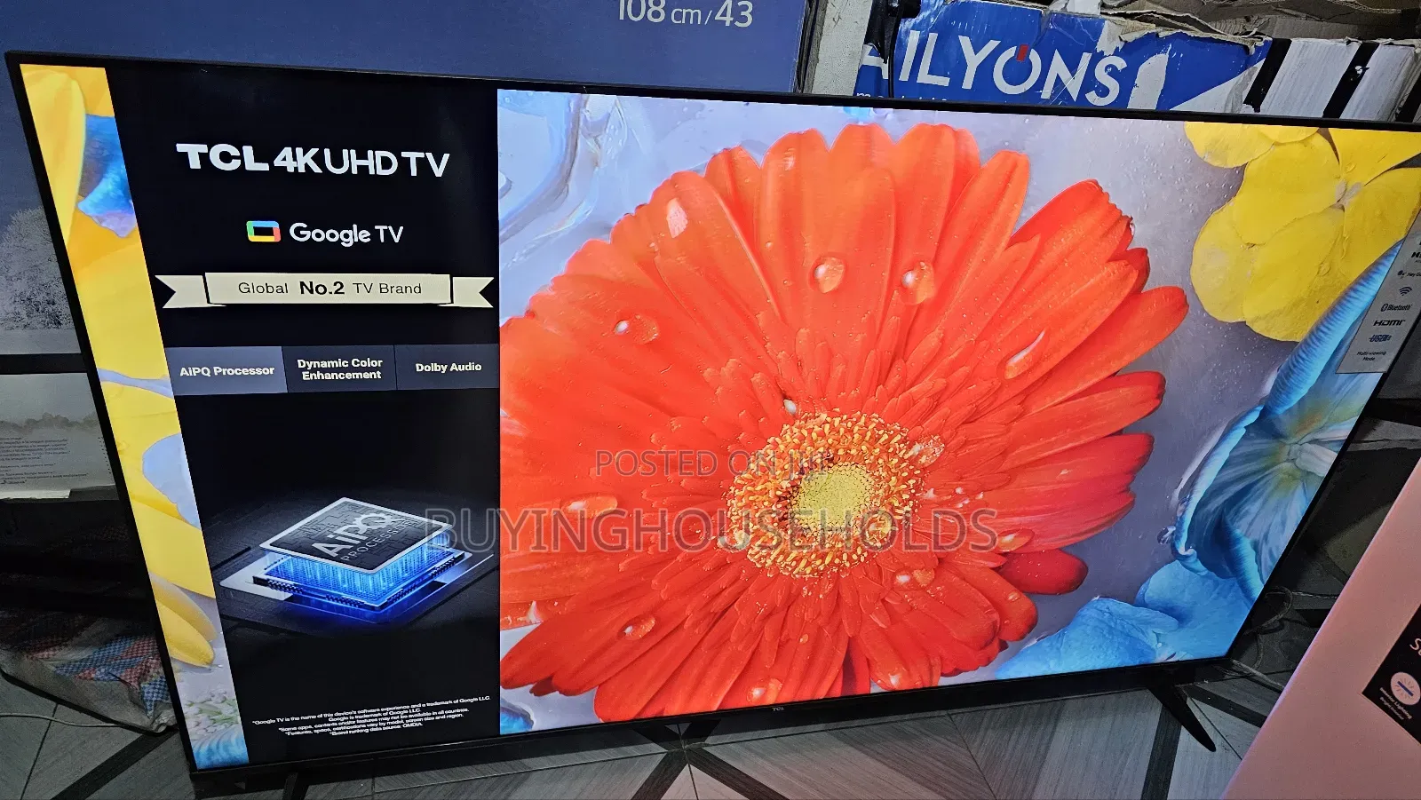 TCL 65" Google Tv 65v6b ,Trade in Accepted