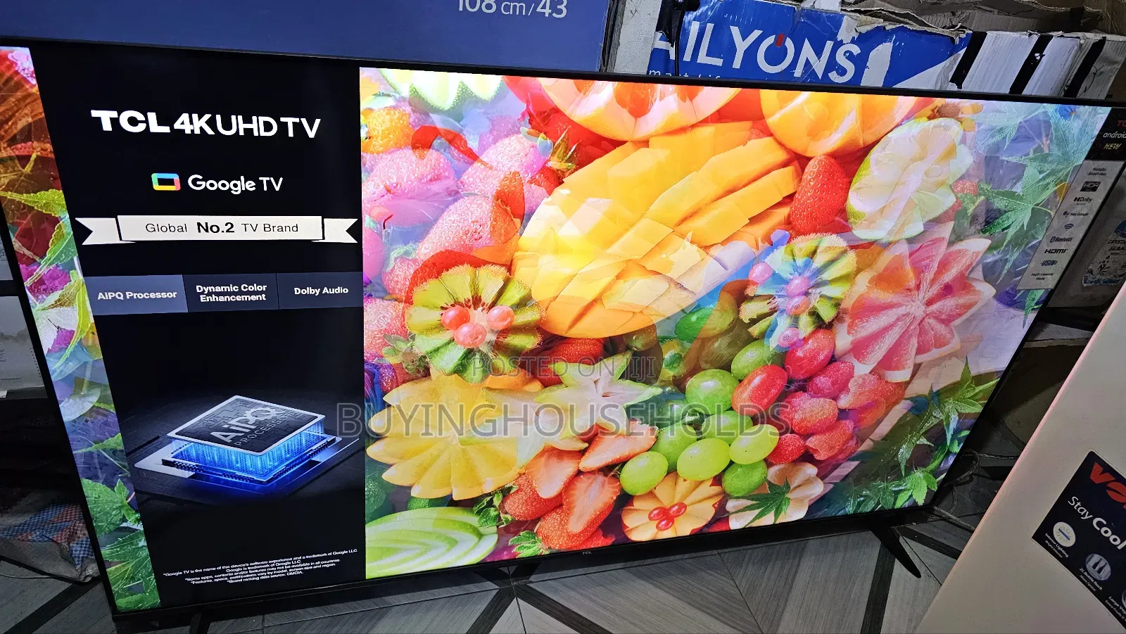 TCL 65" Google Tv 65v6b ,Trade in Accepted