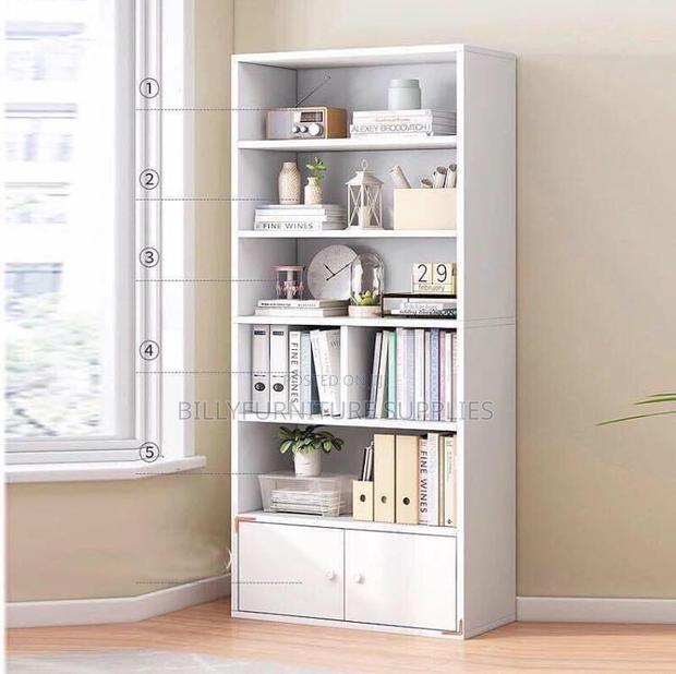White Open Bookshelf