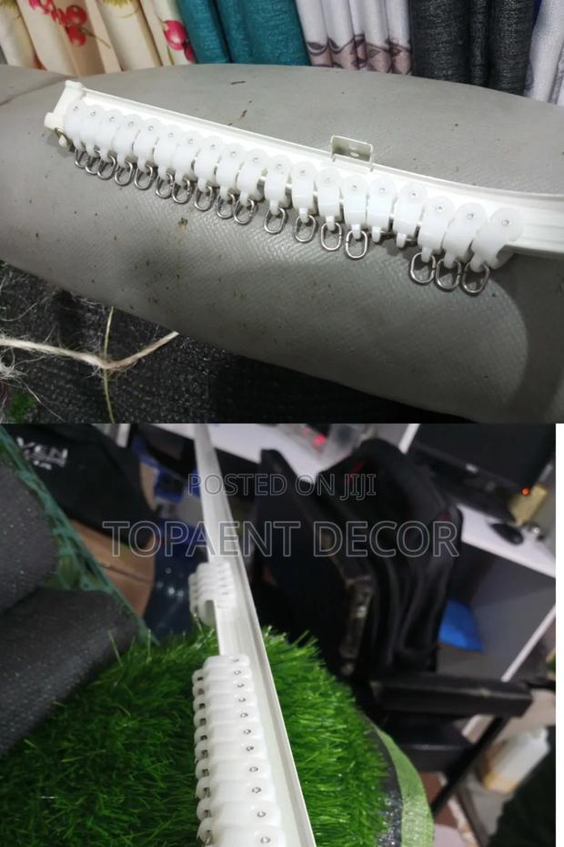 Both Single And Double Curtain Rail With All The Accessories - main view