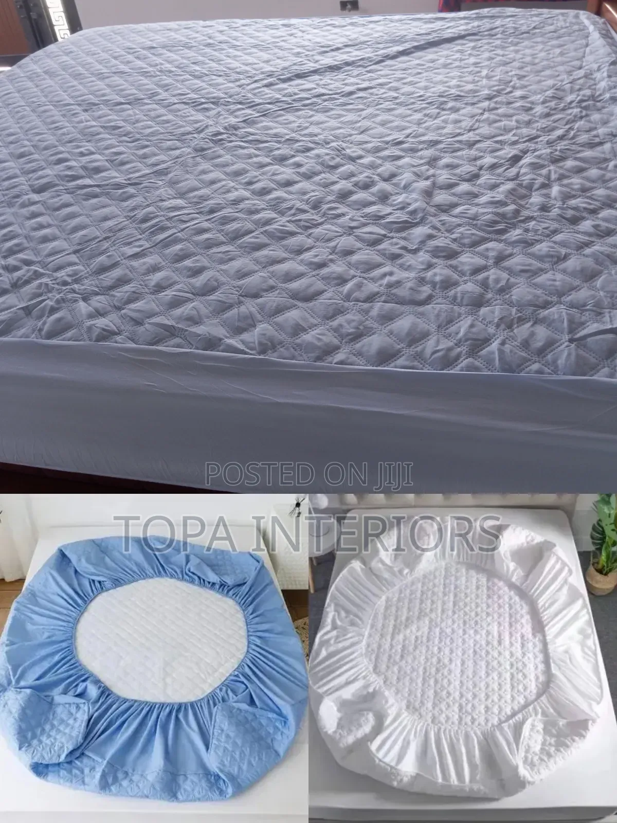 Comfortable and Noiseless Quilted Generic Waterproof Mattress Covers