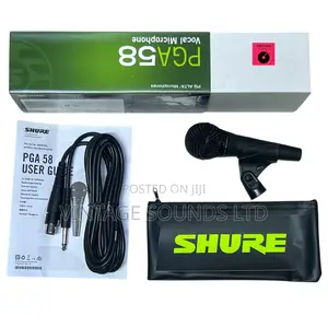 Shure Pga58 Dynamic Mic for Karaoke Stage Performance.