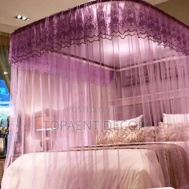 Purple ,Adults Bed 2 Stand Easy Fixing Mosquito Nets