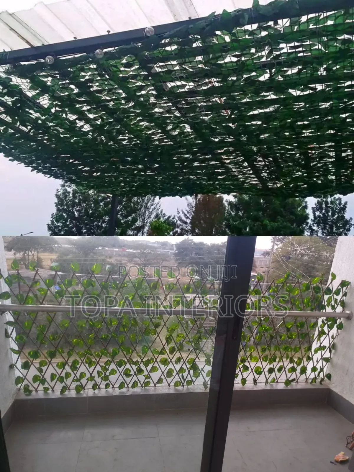 Generic Ready to Pick Decorative Faux Balcony Privacy Fence