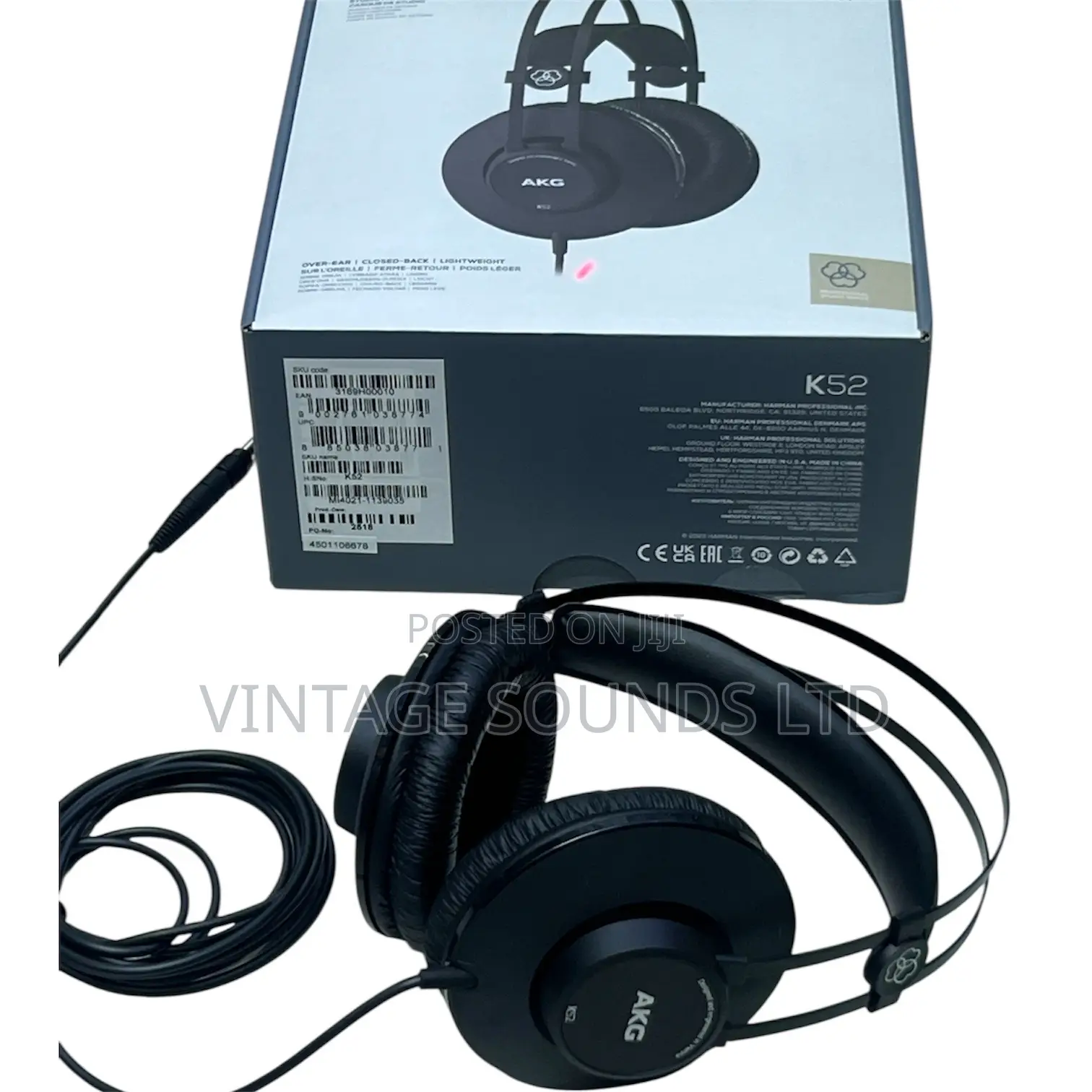 Akg Over-Ear Headphones: Perfect for Recording and Home Audio