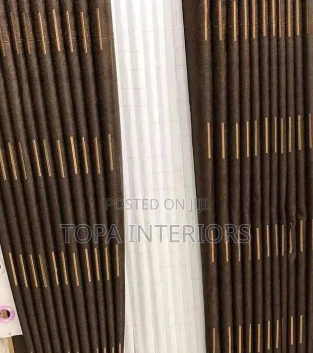 Dark Brown Elegant Curtains for General House Window Decor
