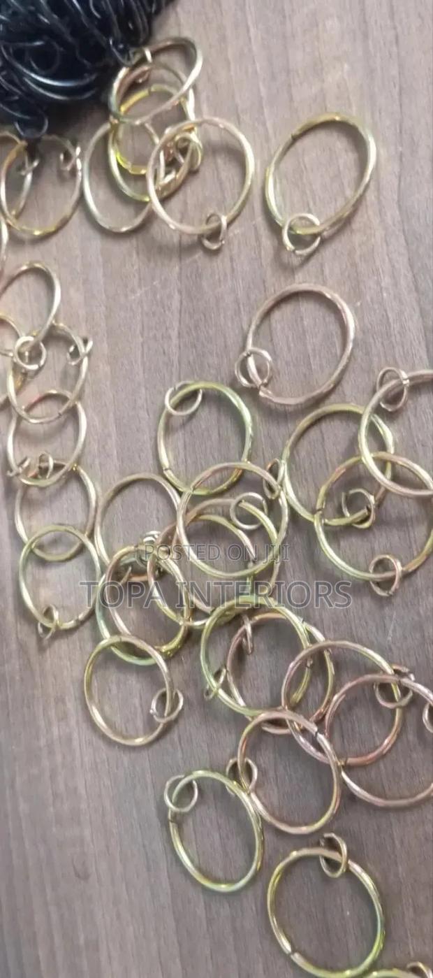 Generic Round Metal Rings for Drapery Installation