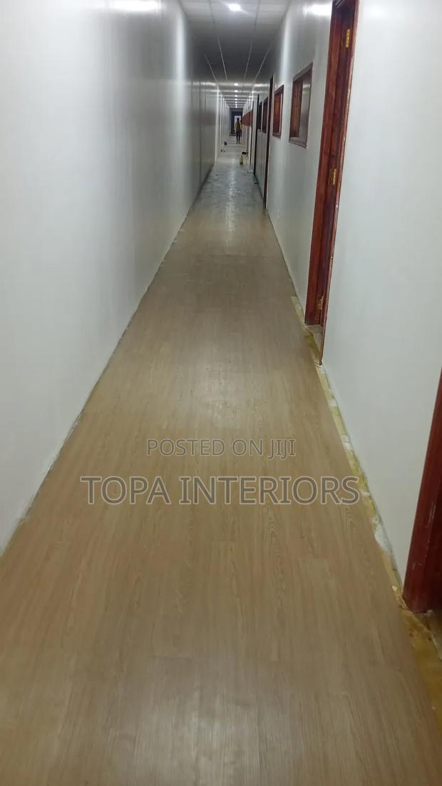 Durable Mkeka Mbao LVT Floor Laminate Carpeting