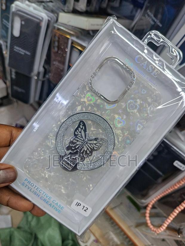 iPhone 12 Designed With a Plated Butterfly Holder Bracket. - thumbnail 3