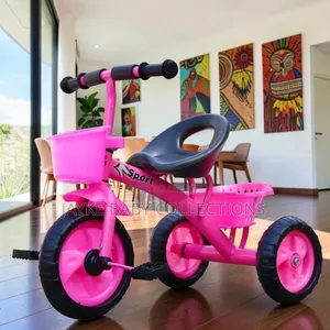 18m–3.5y Kids? Safe Strong Steel Frame Tricycle