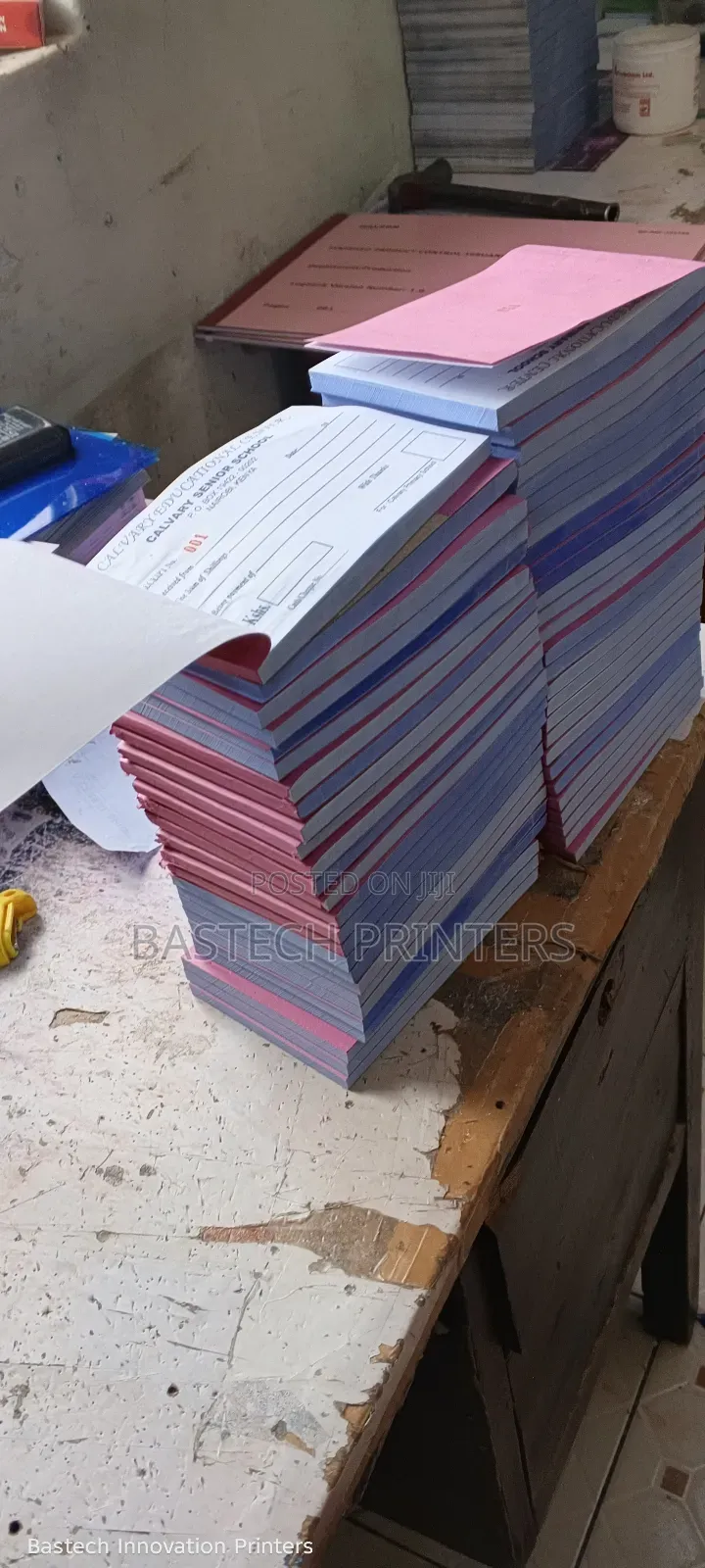 Duplicate Triplicate Receipt Books Bulky Printing