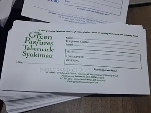 Tithe Envelopes Printing