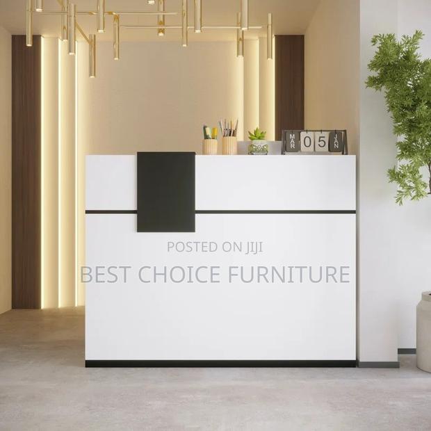 Office Desk : Modern Reception Office Desk (Can Accommodate Two People - thumbnail 4