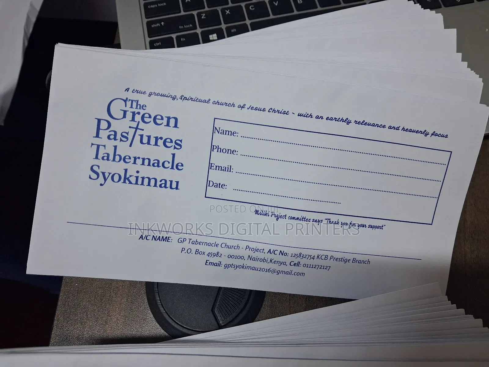 Offering Envelopes Printing